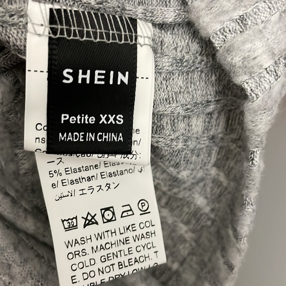 Women's Petite 2 Piece Set Rib Knit Split Thigh Cami Dress with Button Front Top - Picture 10 of 15